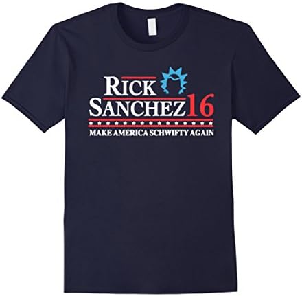 Men's Make America Schwifty Again T-Shirt XL Navy