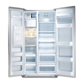LG GWL207FLQA American Style Fridge Freezer Platinum Silver