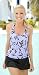 Miraclesuit Women's "Shady Lady Runabout" Printed Tankini Top