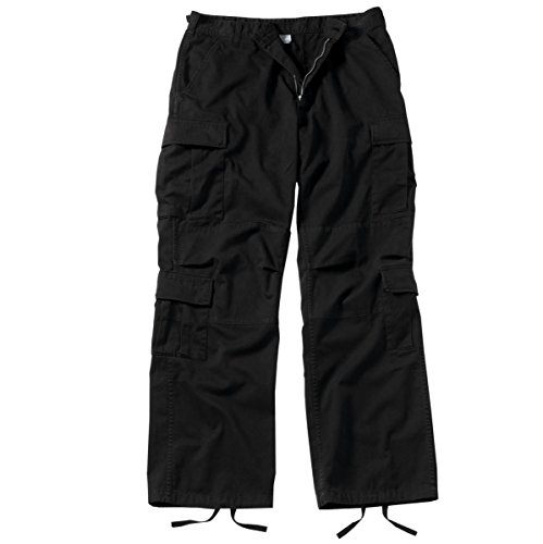 ULTRA FORCE BLACK VINTAGE PARATROOPER FATIGUES (X-Large).