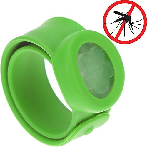 MozGuard Insect Repellent Snap Bracelet, No Deet or Chemicals, All Natural Citronella, Mosquito Protection Wristband - No Baby Bug Sprays or Crib Nets (Light Green)