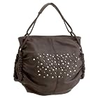 [カシュカシュ] スタッズ付2WAYショルダーバック