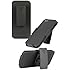 ZuZo Kick-Stand and Shell Holster Belt Clip Combo Case for Apple iPhone 5 / 5S - Black
