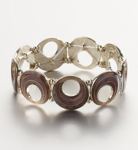 Open Abalone Stretch Bracelet
