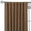Home Light Brown Cattail Suede Window Panel - 50x84