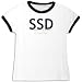 T-Shirt Ringer Woman White  Sahrawi Society Of Drunkards  Western Sahara Country