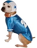 Rubies Costume Halloween Classics Collection Pet Costume, X-Large, Blue Football Player