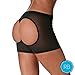Riverberry The Original Butt Lifter & Tummy Control Boy Shorts, Black, Large