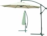 from Hamble Distribution ltd Redwood Leisure 3m Banana Aluminium Parasol - Cream Model BB-UB102