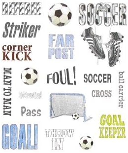 2 Sheets - Soccer Icon Stickers