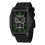 Cheap Stuhrling Original Men’s 204A.335671 Sportsmans Fleet Street Swiss Quartz Chronograph Day and Date Black Watch Pink Chronograph Watch