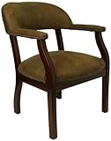 Bomber Jacket Brown Luxurious Conference Side Chair