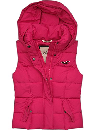 (ホリスター) Hollister Co. レディース ジャケット アウター フード付き ダウンベスト(down vest) 中綿ベスト [並行輸入品]