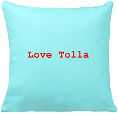 Love Tolla - Personalized 20 Inch Throw Pillow Case Home Cushion Covers