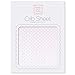 SwaddleDesigns Baby/Toddler Crib Sheet, Softest Cotton Flannel, Made in USA, Pastel Pink Polka Dots