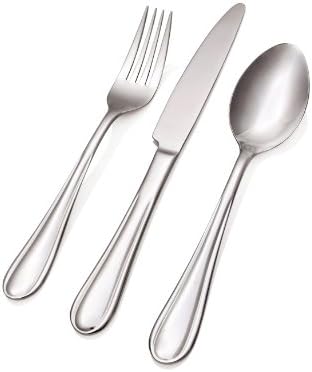 Hampton Forge Silversmiths Sherwood Mirror 45-Piece Flatware Set, 206Z0452NS