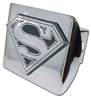  Superman Chrome Trailer Hitch Cover