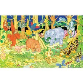 Childrens Toyshop  Toys : Galt Giant 36" Floor Puzzle - Jungle