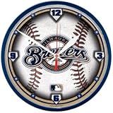 Milwaukee Brewers Wall Clock - Baseball Sports Merchandise