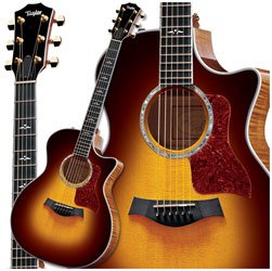 Taylor Guitars 614ce Grand Auditorium Acoustic Electric Guitar Tobacco Sunburst