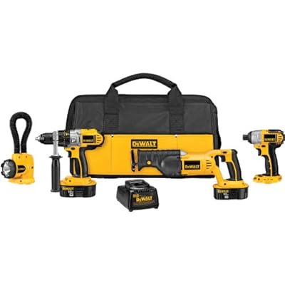 DEWALT DCK455X 18-Volt XRP Cordless 4-Tool Combo Kit