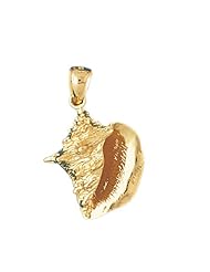 CleverEves 14K Gold Pendant Conch Shell 5.5 - Gram(s)