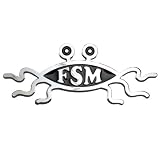 41KN07rGGfL. SL160  4.9 Metal Flying Spaghetti Monster Car Emblem