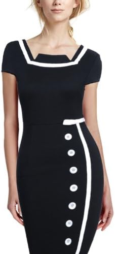 Cydiapple Womens Sailor Nautical Pinup Rockabilly Vintage Retro Pencil Dresses