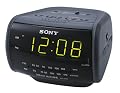 Sony ICF-C112 FM/AM Clock Radio with Full Power Back-up (Black)
