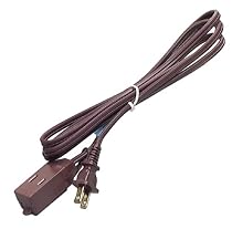 Coleman Cable 9401-07 6-Foot Triple Tap Extension Cord, Brown