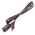 Coleman Cable 9401-07 6-Foot Triple Tap Extension Cord, Brown