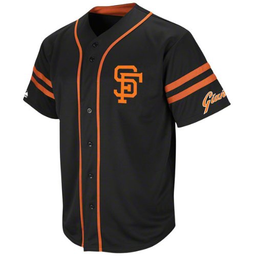 San Francisco Giants Cooperstown Black Heater Fashion Jersey