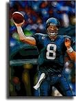 Completely Handpainted American Football Sport Painting, Custom Order FL4457, Oil on Canvas, with Option to Paint Jerry, Brett & Co. from Any Other Favorite Photograph or Picture, Unframed, Size 20" x 30" inch