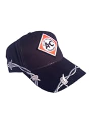 Apparel: J&D Productions Vintage Allis Chalmers Starburst Hat with Barbed Wire Accents