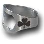 Ring Thing Bottle Opener: Shamrock Design
