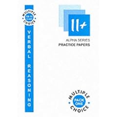 11+ Verbal Reasoning Multiple Choice: Pack 1 (Alpha)