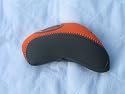 Burnt Orange over Gray Neoprene Iron Covers