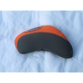 Burnt Orange over Gray Neoprene Iron Covers
