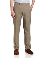 John Henry Men's Flat-Front Modern-Fit Microfiber Pant