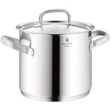 Review WMF UK LTD 725246030 / WMF Gourmet Plus 18/10 stainless steel stock pot with lid 24cm/8.8ltr