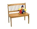 Lipper International 5235P Child's Bench with Curved Legs, Pecan