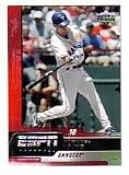 2005 Upper Deck ESPN #87 Michael Young Texas Rangers Baseball Card - Mint Condition- Shipped In Protective Screwdown Case!