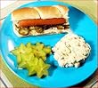 Smoked Salmon Hot Dogs, Mild and Spicy