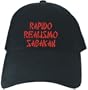 Caps Black Embroidery " Rapido Realismo Sabakan Oriental Style " Martial Arts