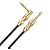 Monster Rock Instrument Cable 12ft. - Angled to Straight1/4 Plugs (M ROCK-12A)