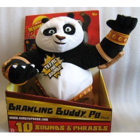 Childrens Toyshop  Toys : Kung Fu Panda Brawling Buddy Po Plush Doll (Sound & Phrases)