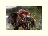 La Belle Dame Sans Merci / La Belle Dame Sans Merci, Art Poster by SirFrank Dicksee