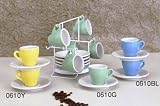 Espresso set-6 2.5 oz. Blue 0610BL