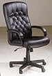 Genuine Leather Executive Chair w/ Pneumatic Lift By Acme Furniture With Free Shipping