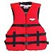 WinningEdge 3-Strap Universal Life Jacket Vest - Red